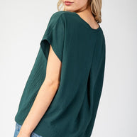 Split Pleat Top