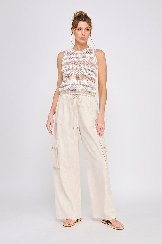 Utility Linen Pants